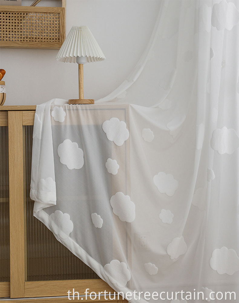  3D Embroidery Children Curtain